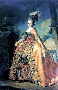 Alexander Roslin Portrait of Grand Duchess Maria Fiodorovna at the age of 18 china oil painting artist
